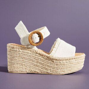 Soludos x Anthropologie Cora Platform Espadrille Sandals Size 9.5